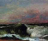 Gustave Courbet The Wave 6 painting